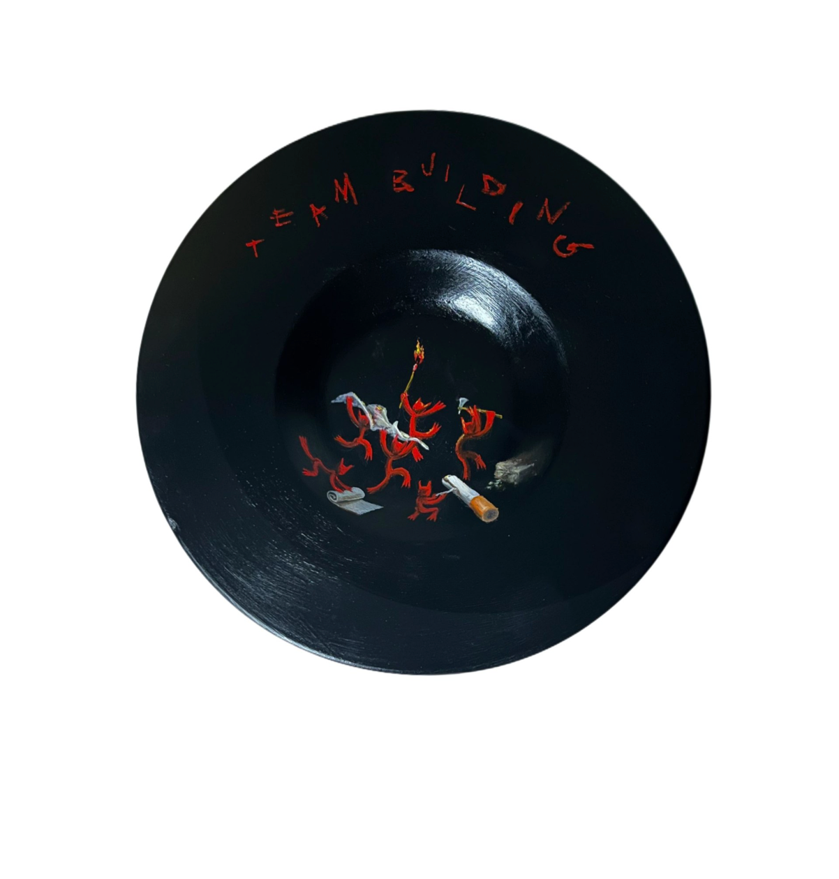 HAND PAINTED PLATE 1/1