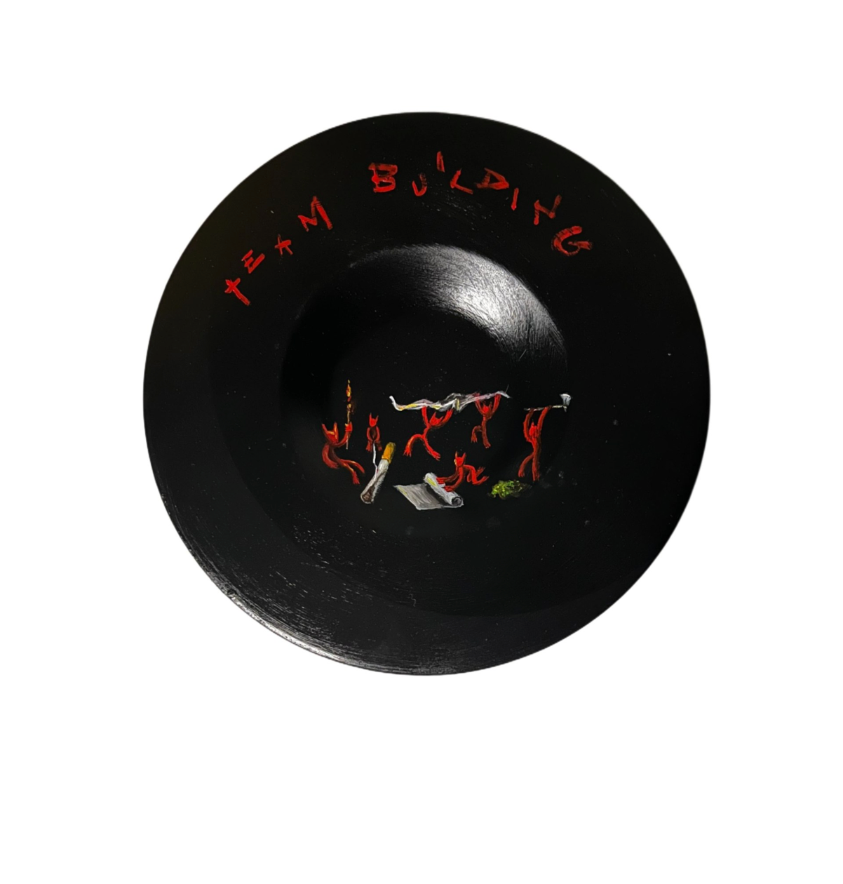 HAND PAINTED PLATE 1/1