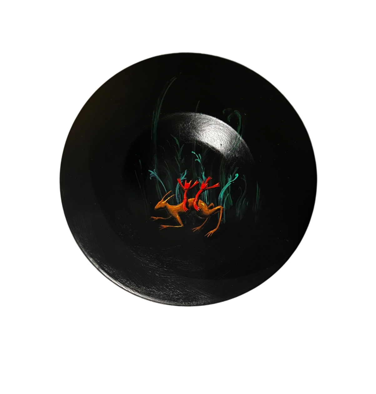 HAND PAINTED PLATE 1/1