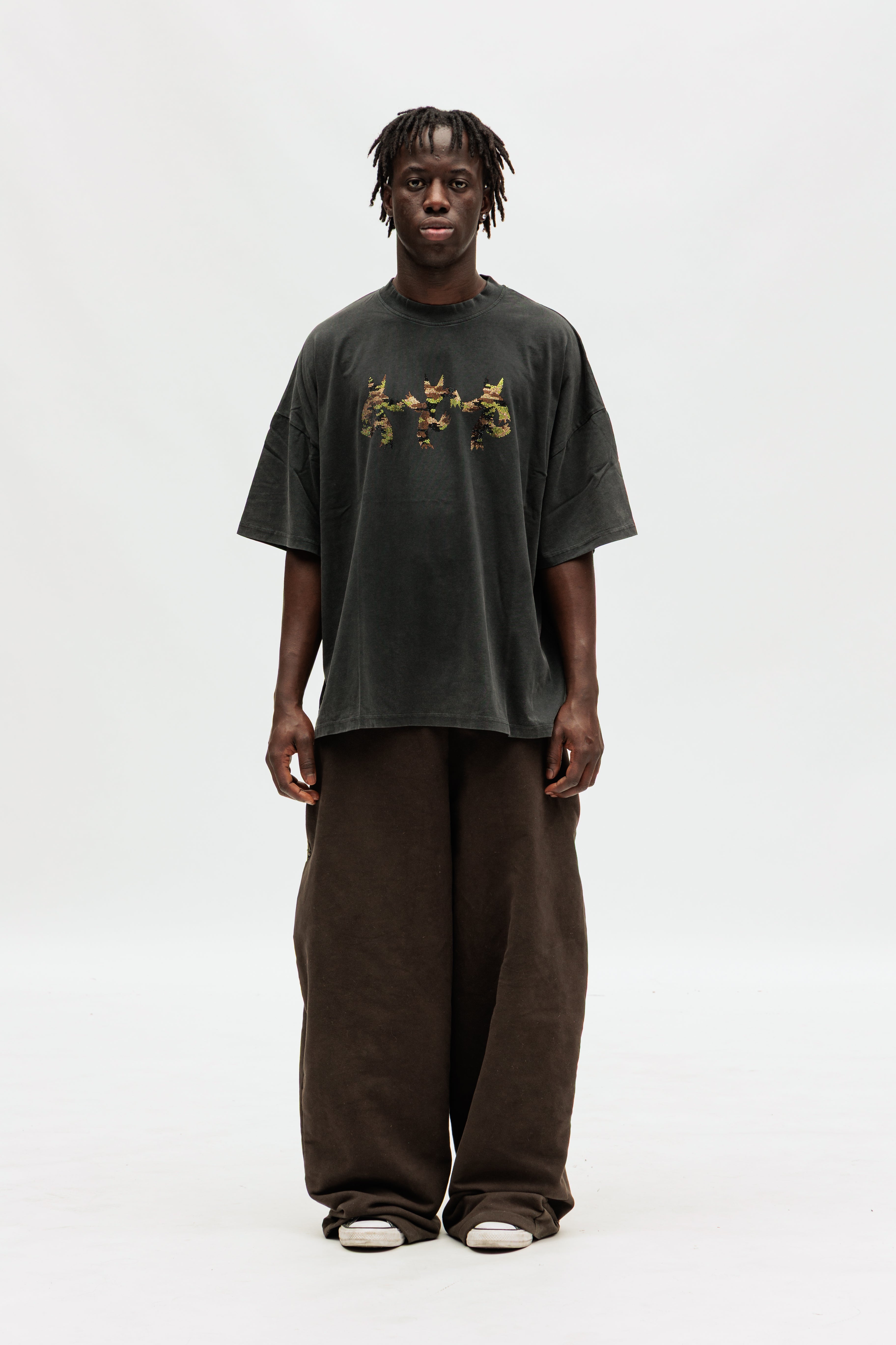 CAMO SWAROSKY TEE