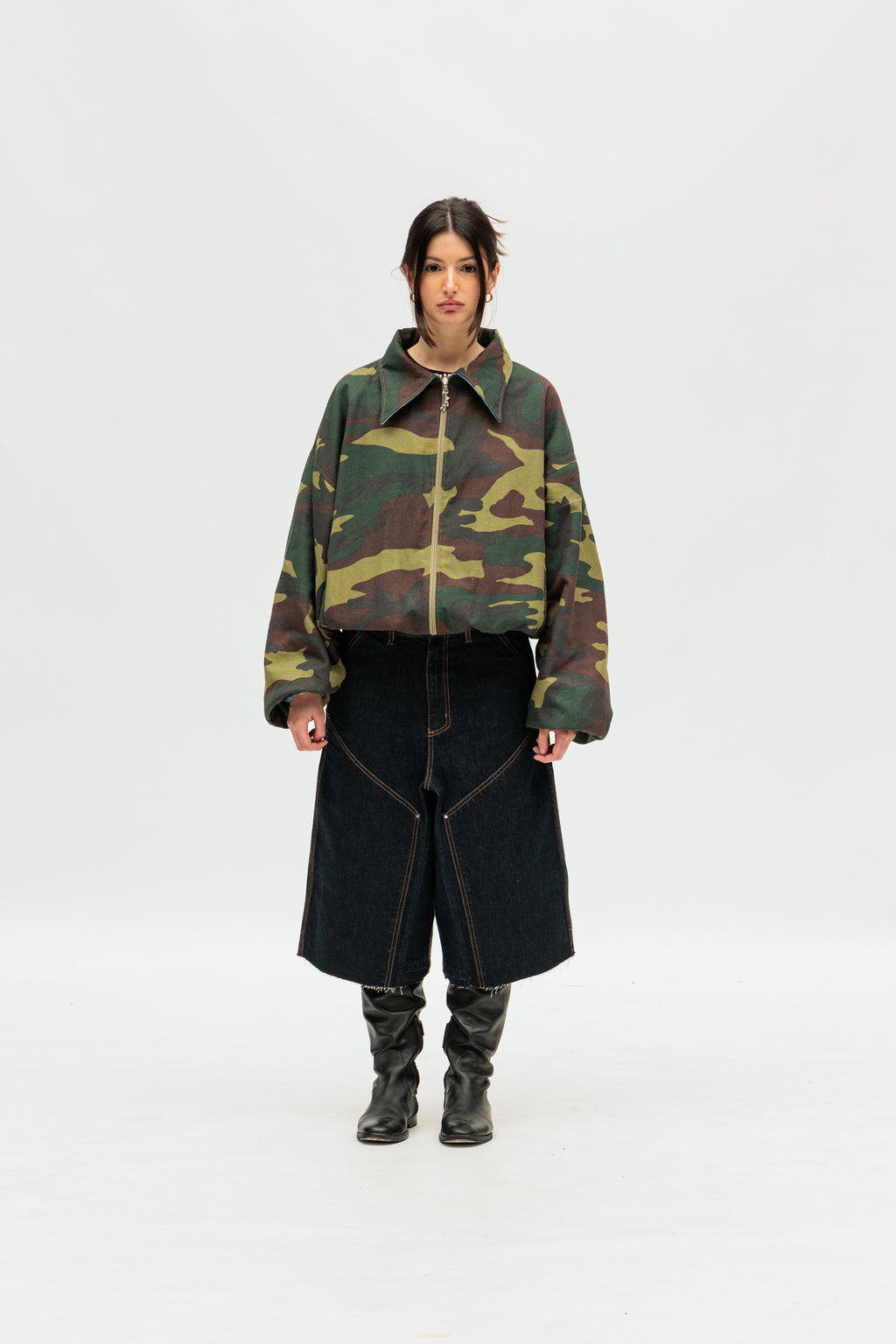 BLUE INFERNO/CAMO JACKET