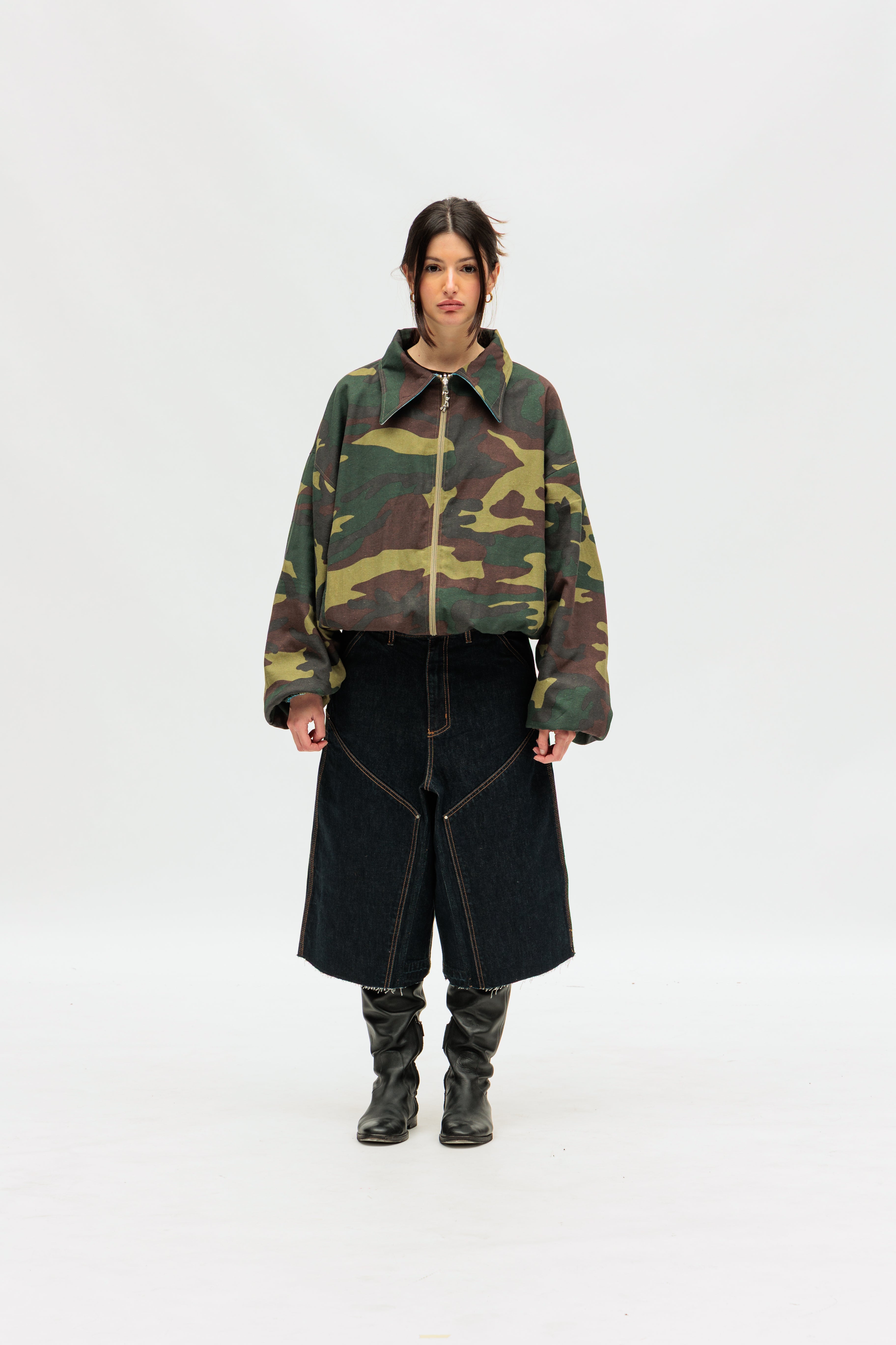 BLUE INFERNO/CAMO JACKET