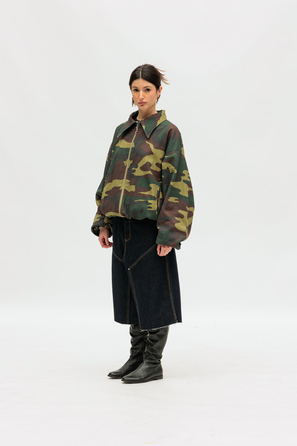 BLUE INFERNO/CAMO JACKET