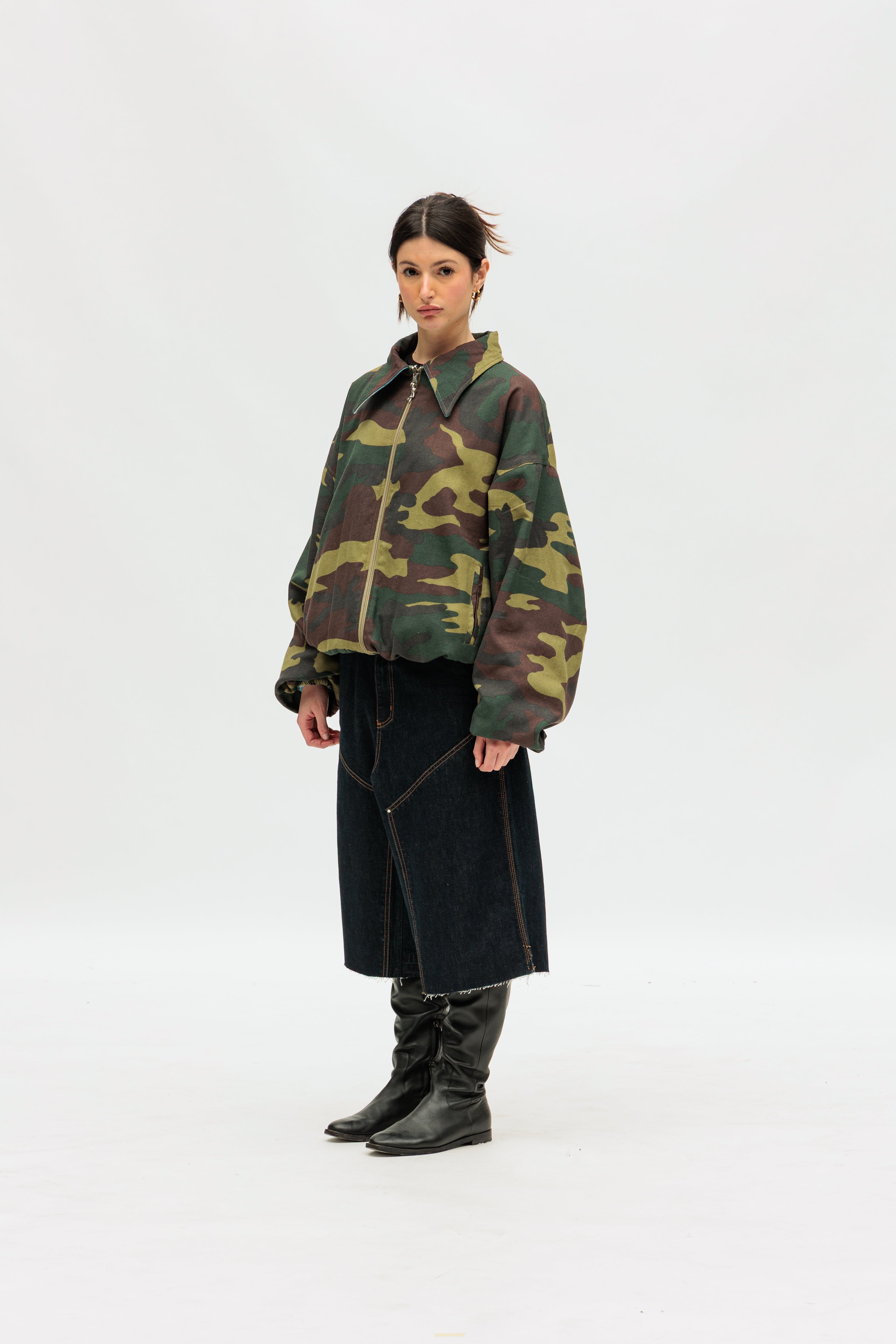 BLUE INFERNO/CAMO JACKET
