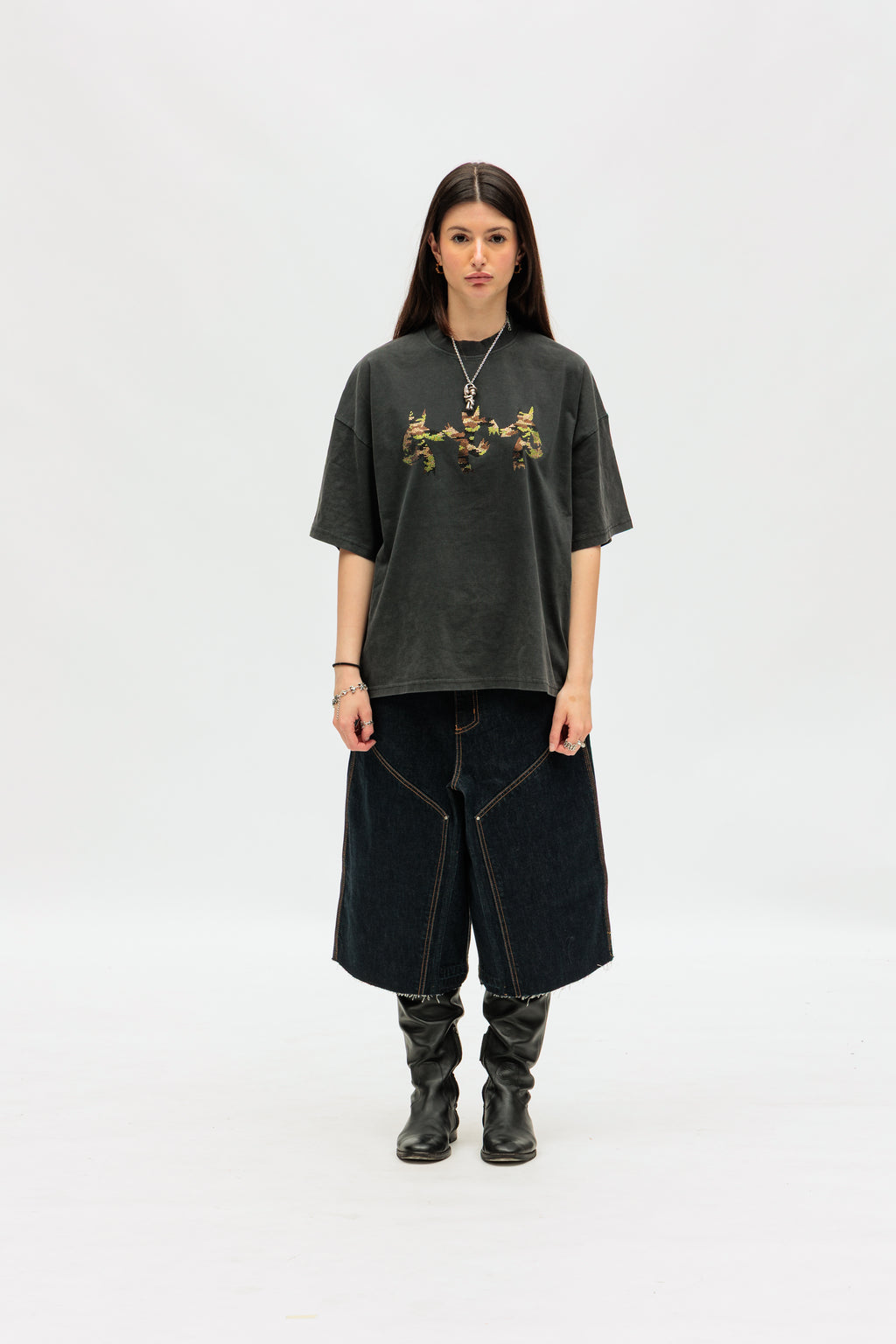 CAMO SWAROSKY TEE