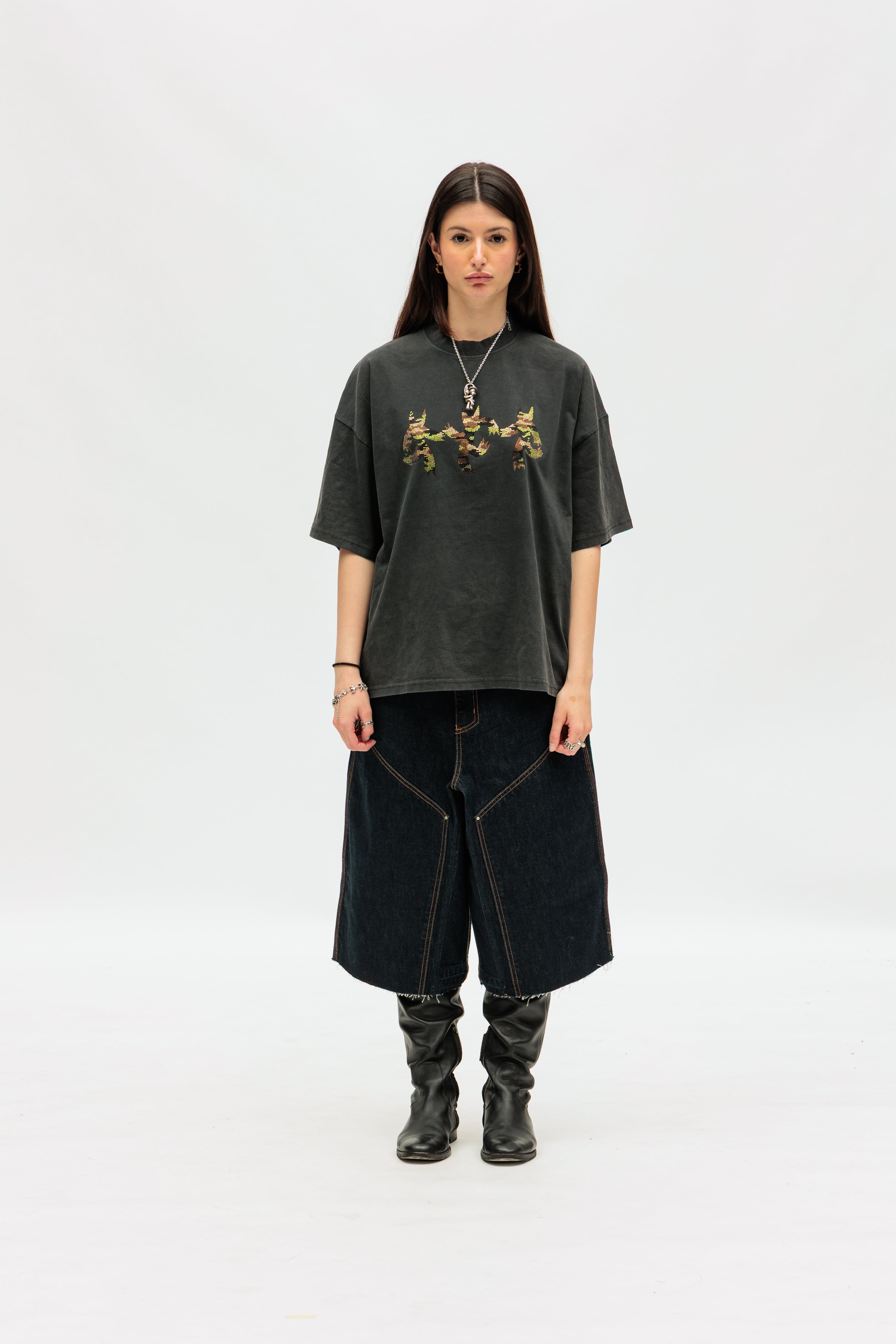 CAMO SWAROSKY TEE