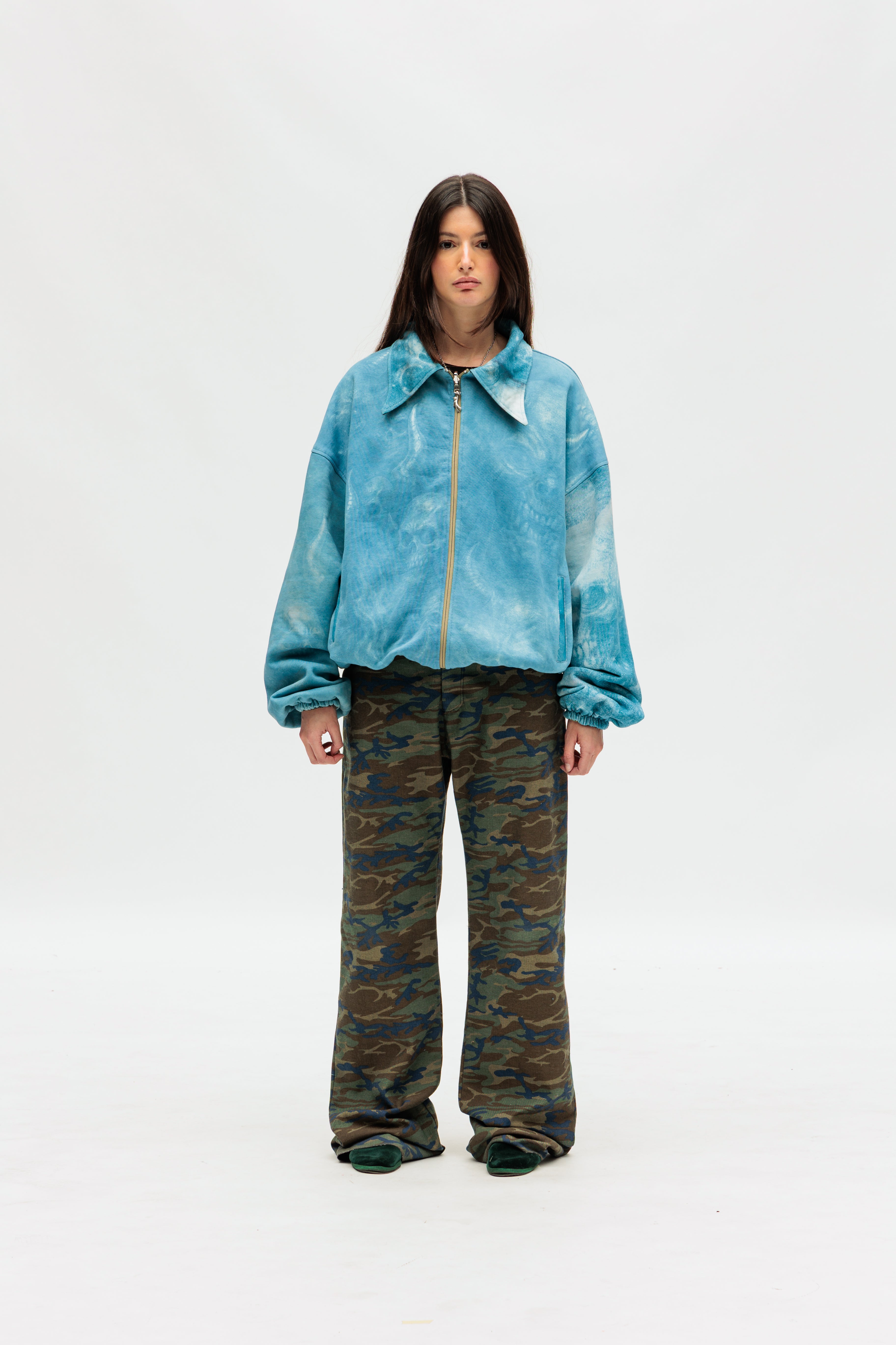 BLUE INFERNO/CAMO JACKET