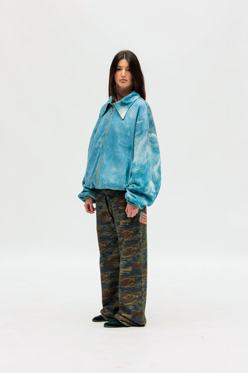 BLUE INFERNO/CAMO JACKET