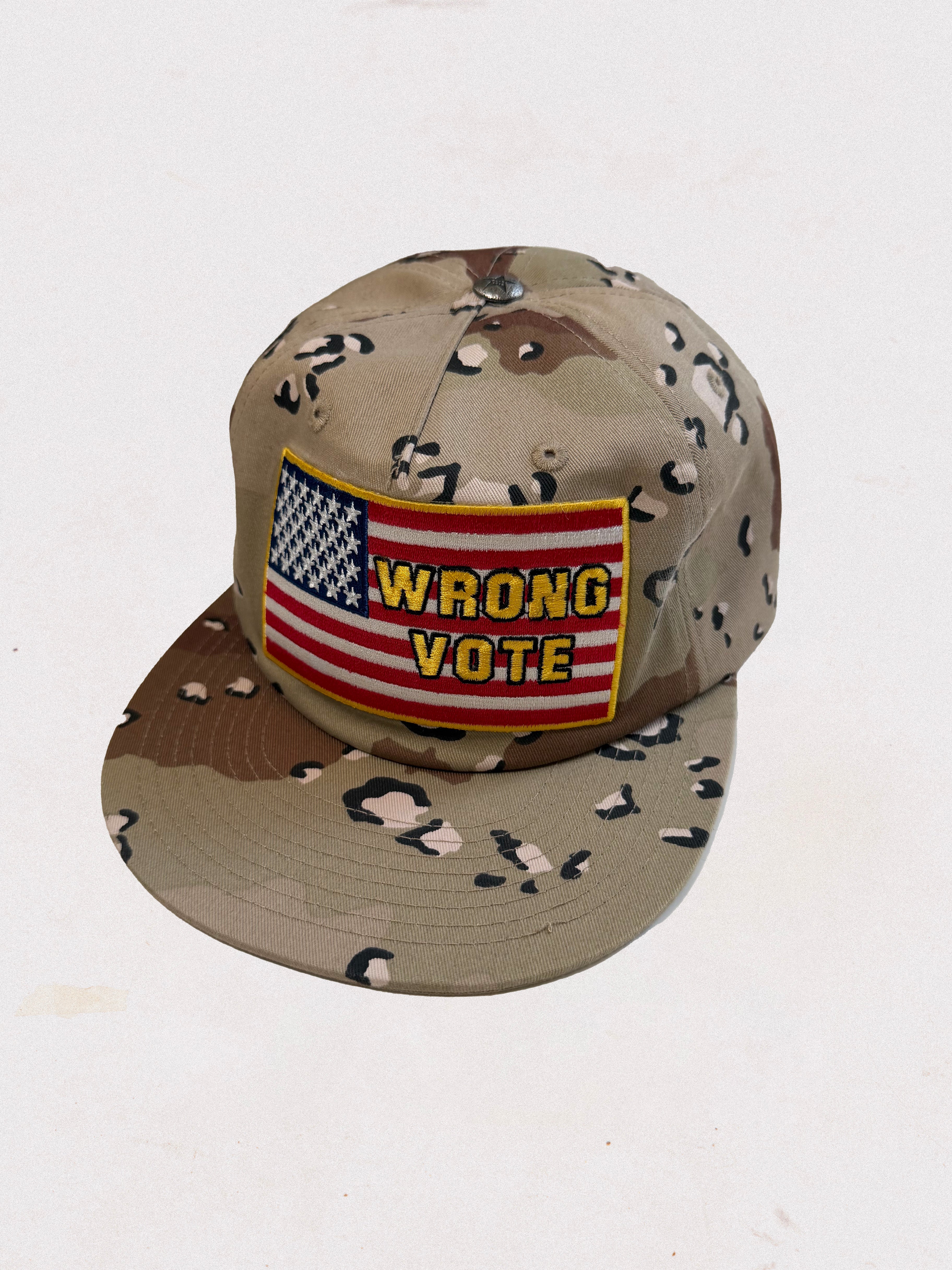 WRONG VOTE CAP CAMO FLAT