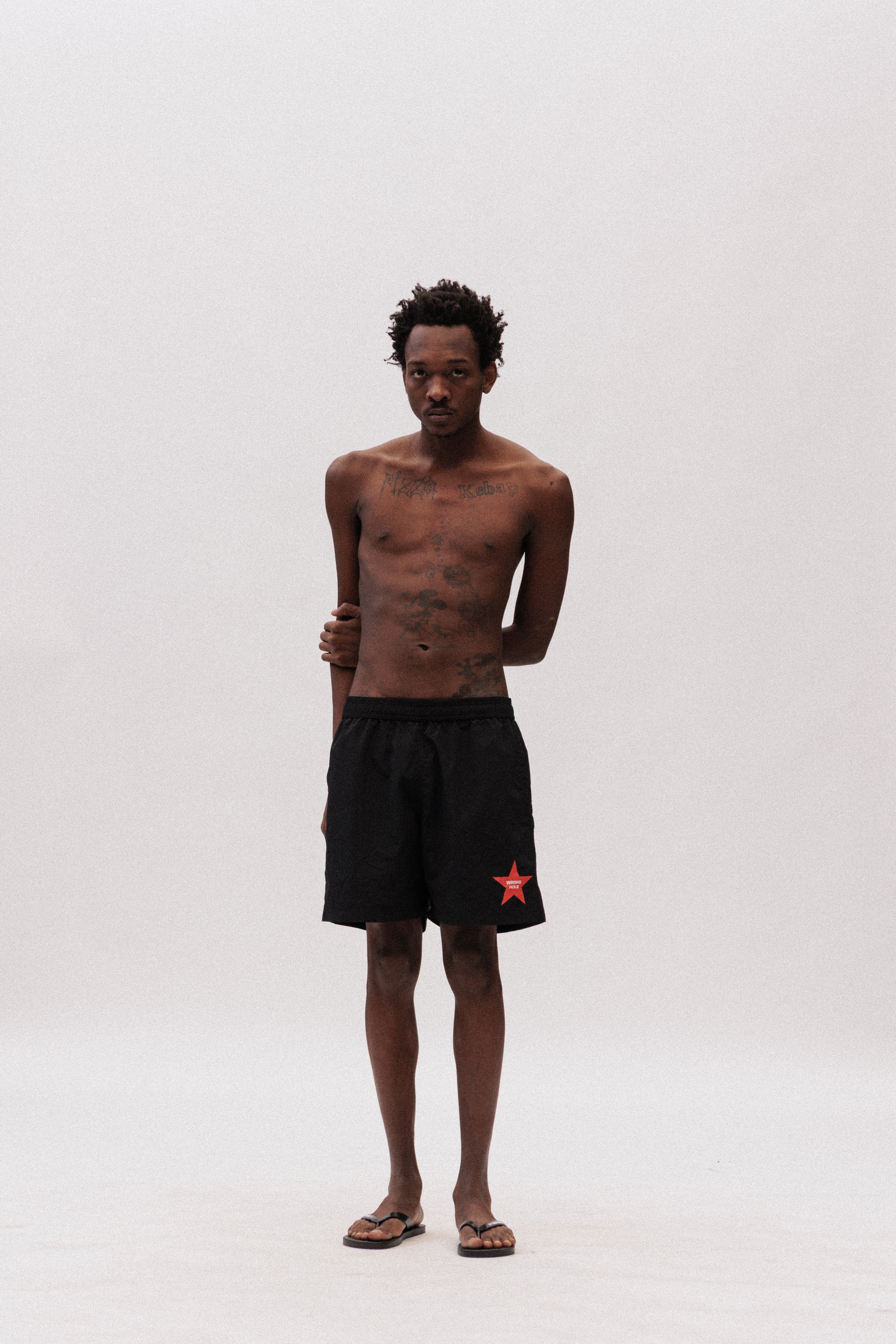 WRONG HOLE SWIMSHORT BLACK