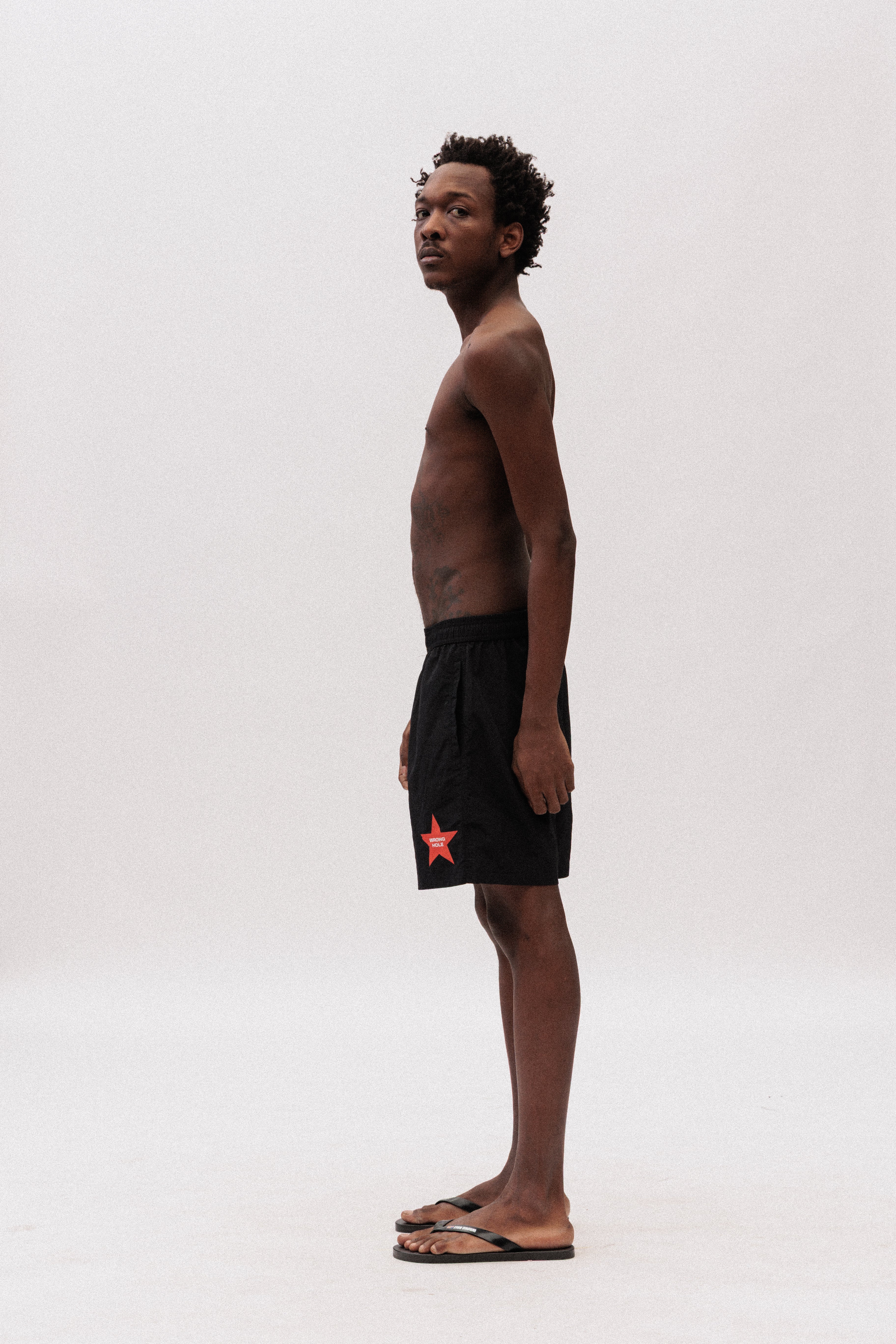 WRONG HOLE SWIMSHORT BLACK