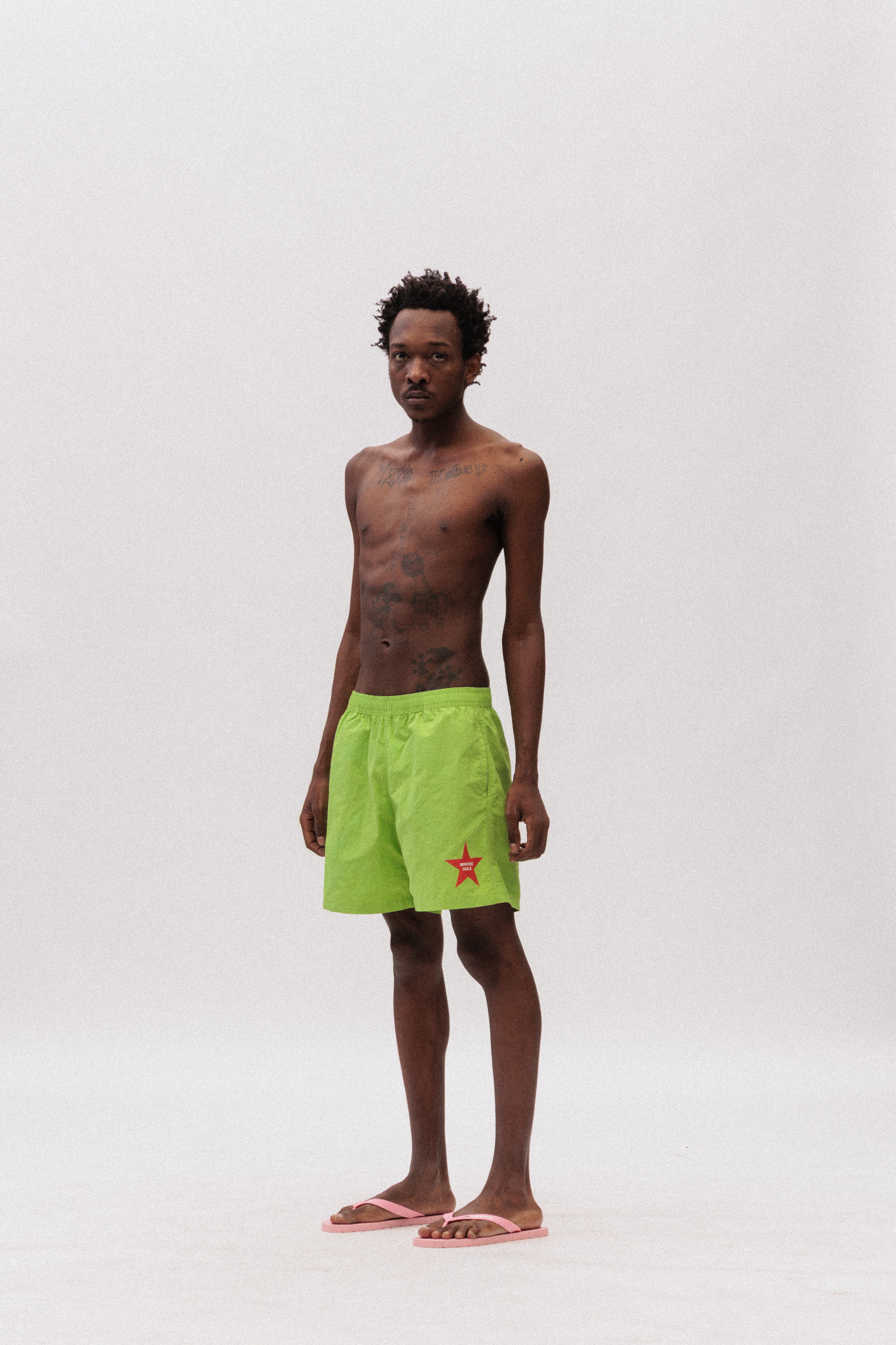 WRONG HOLE SWIMSHORT GREEN