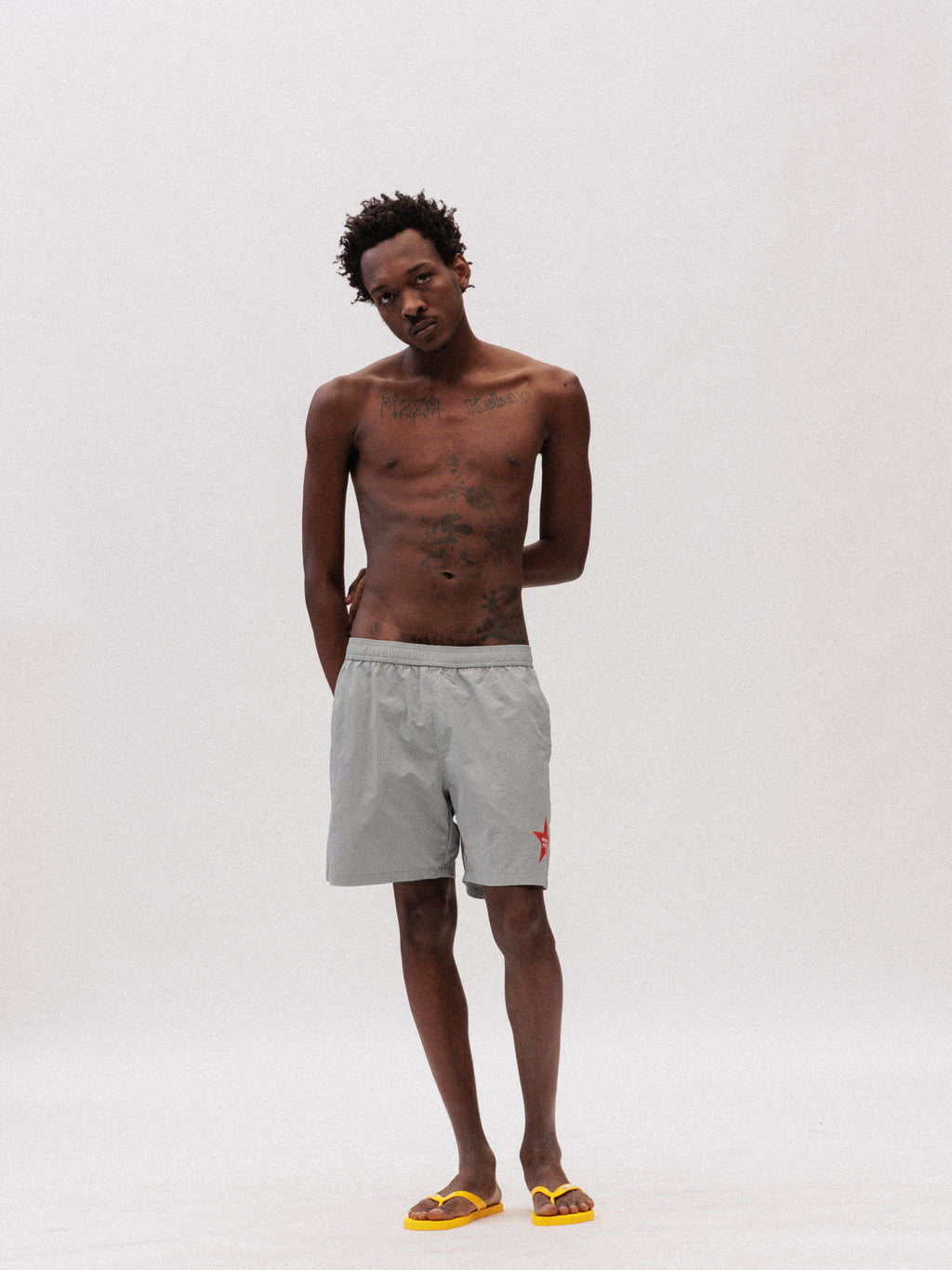 WRONG HOLE SWIMSHORT GREY