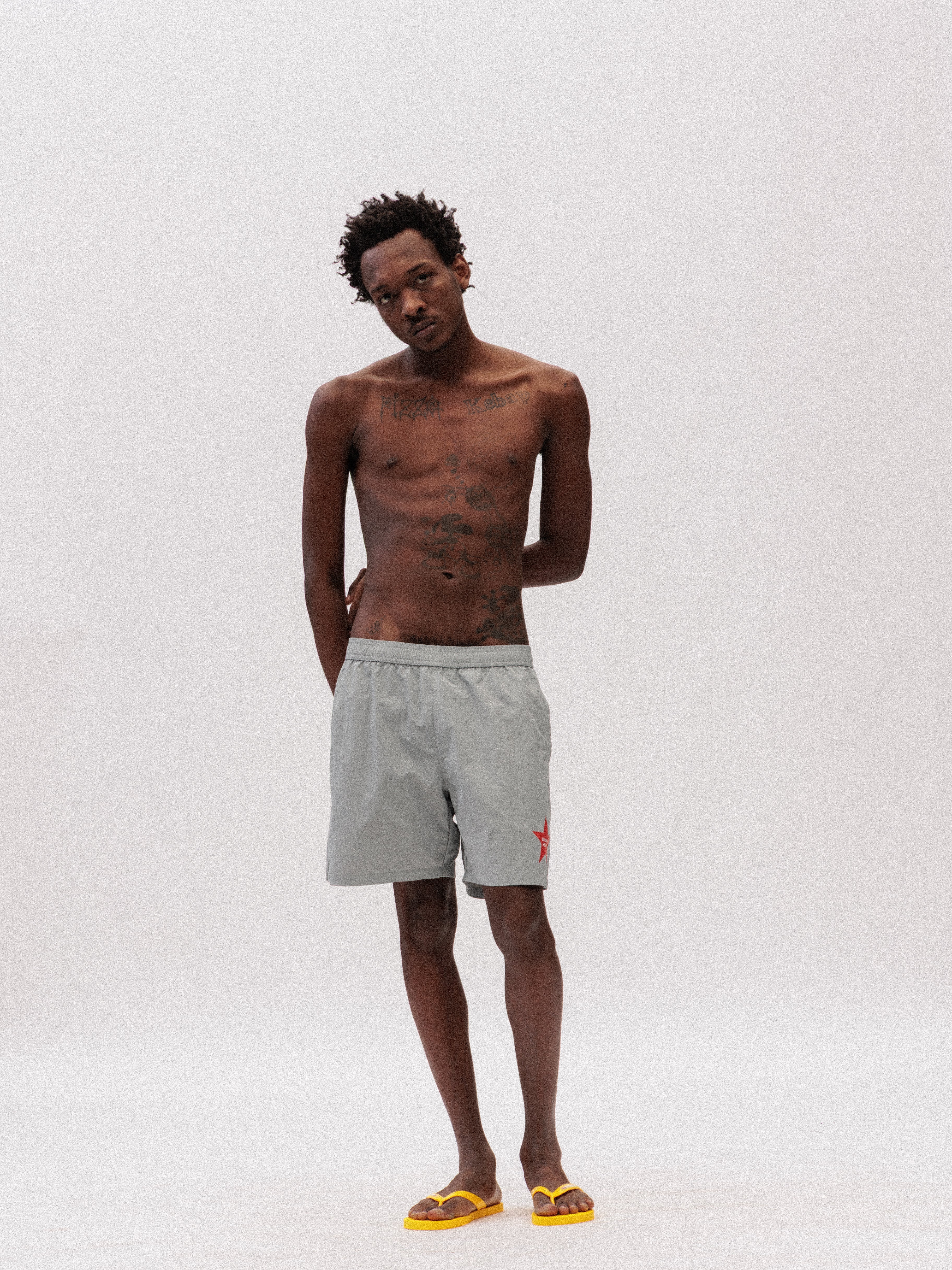 WRONG HOLE SWIMSHORT GREY